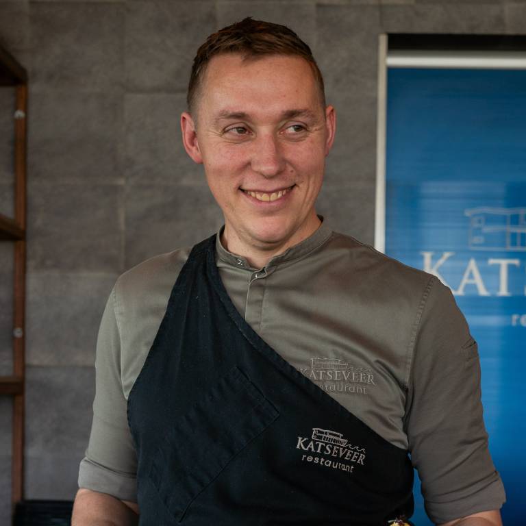 Signature dish van chefkok Leon Vermaire (Katseveer)